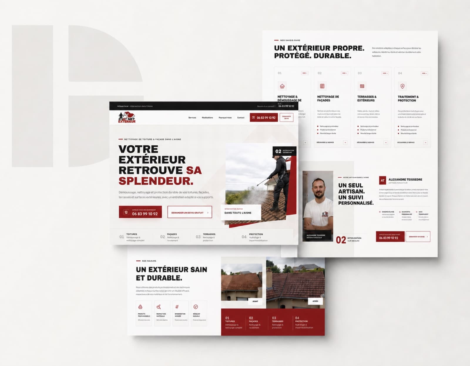 Aperçu du site AT Net Extérieur
